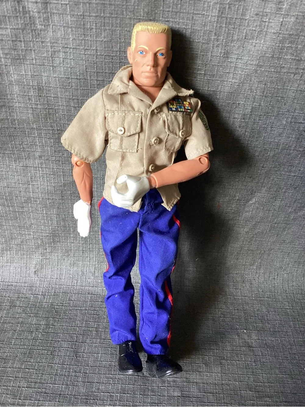 G.I. Joe Millennium Salute Figure - Tan Shirt, Blue Pants